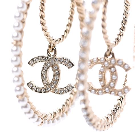 chanel drop hoop earrings|cheap chanel hoop earrings.